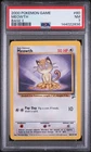 2000 POKEMON BASE SET 2 #80 MEOWTH PSA 7