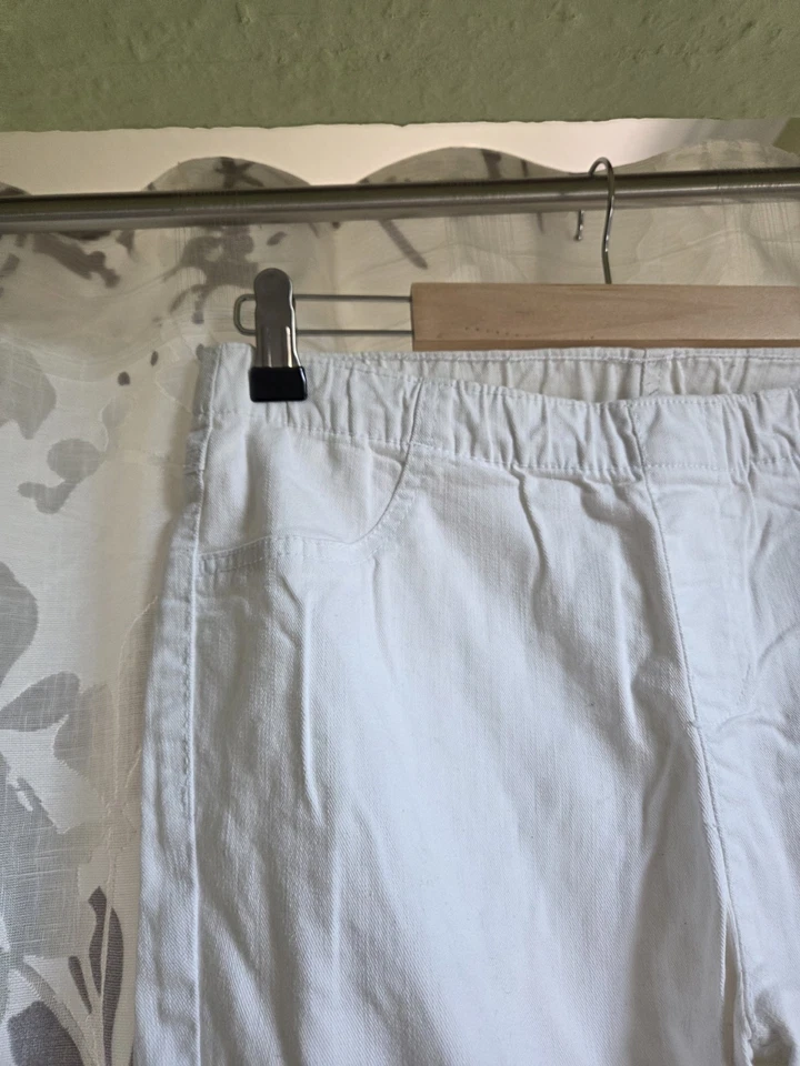 Damenhose - Hose - Weiß - 98% Baumwolle - Größe 38 - C&A - Canda - C und A - Bild 3 von 4
