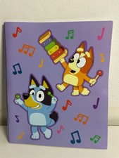 BLUEY 2-Pocket 3-Prong Poly Folder 11.6 in X 9.5 in