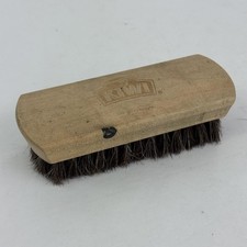 Vintage KIWI Branded 100 Horsehair Dress Shoe 2 Shine Brush 6.5" Shoe Polishing