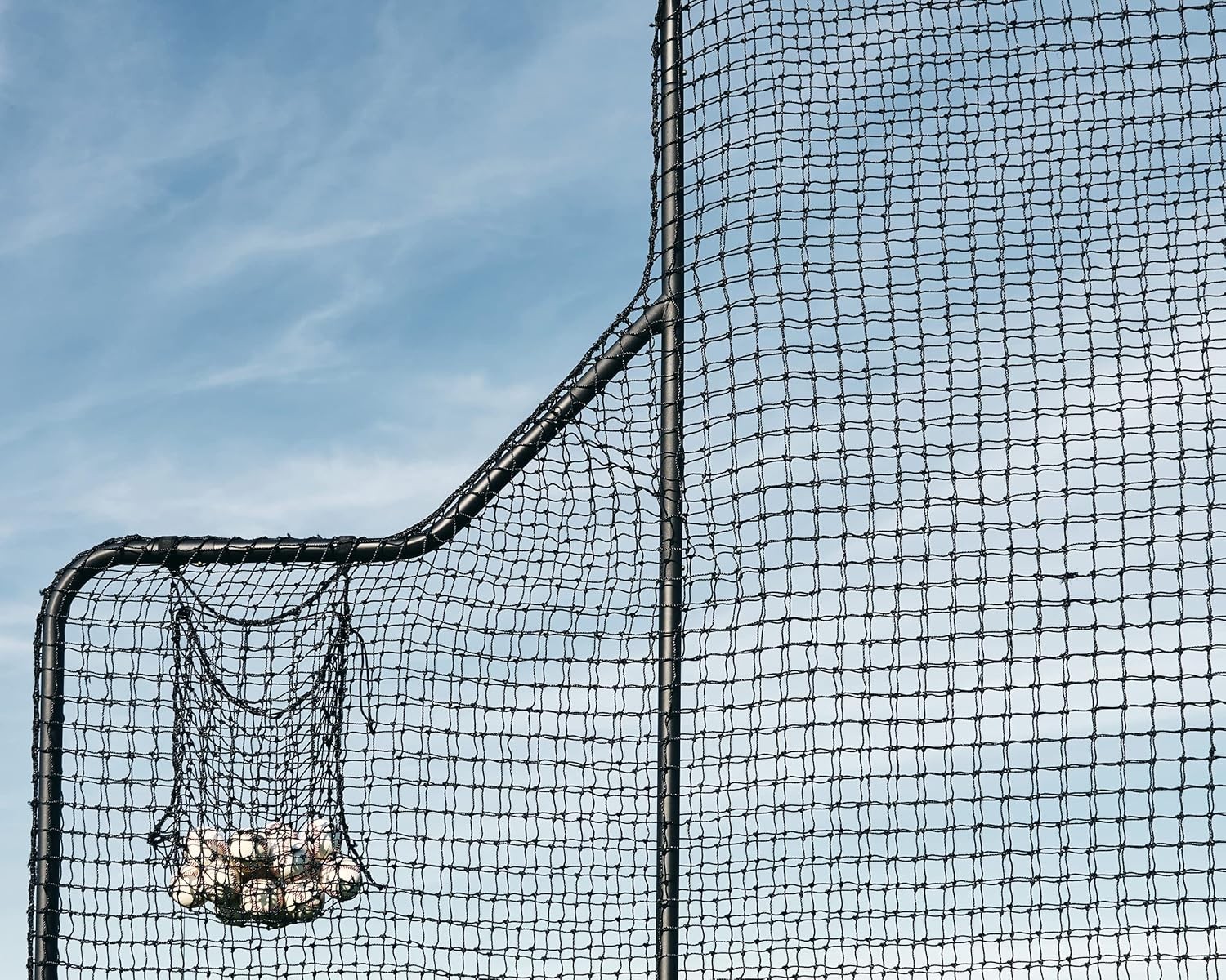 Murray Sporting Goods Baseball Batting L-Screen Protective Net 7' x 7', Black 