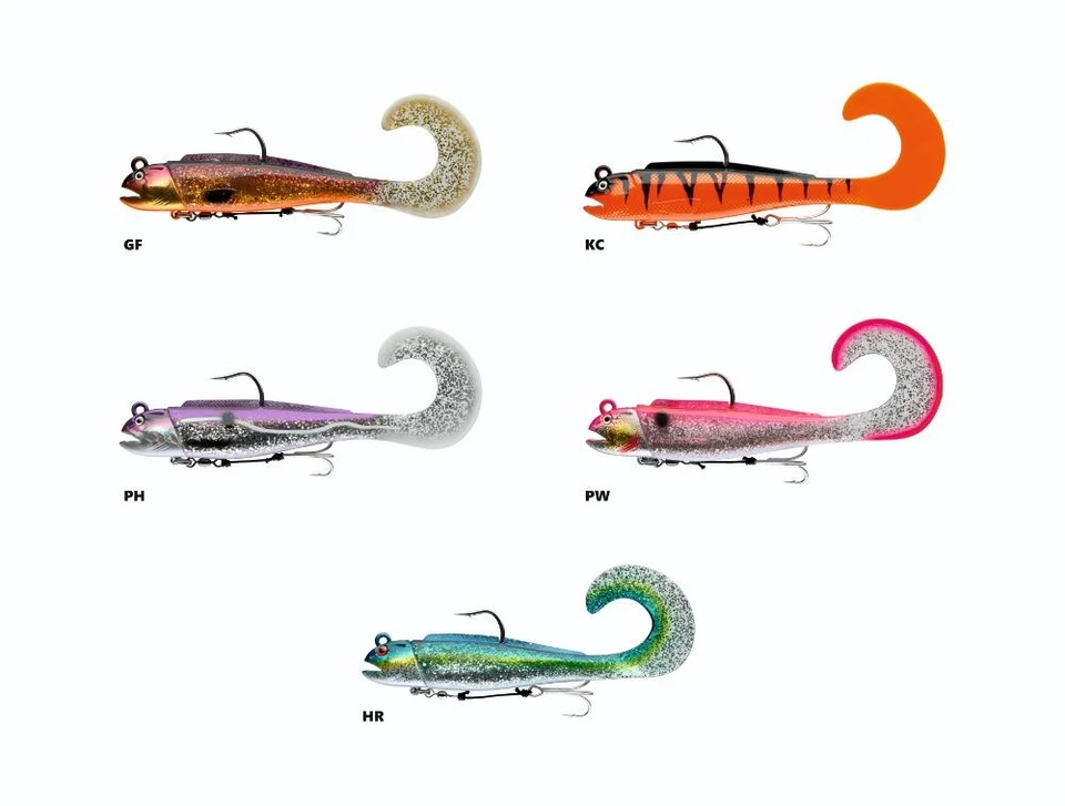 DAIWA D-Wolf Curly 21cm - 265g Gummifisch Heilbuttköder Meeresköder Shad - Bild 2 von 4