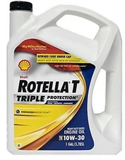 Shell Rotella 550045144 T Motor Oil, 10W-30, Gallon - Quantity 3