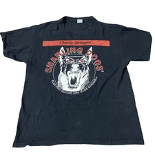 Anvil Tag Made in USA Charlie Stringers Snarling Dogs Single XL