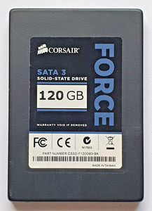 120 GB SATA III Corsair Force 3 CSSD-F120GB3-BK 2D-NAND MLC SSD 2.5" Festplatte