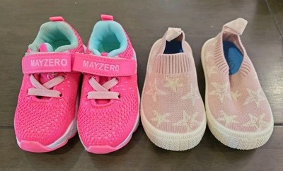 Summer Shoes For Toddlers. Girls Size 5T (2 Pairs)