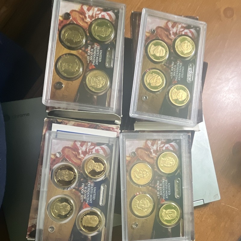 US Mint 2007-2010 presidential proof sets