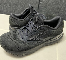 Brooks Adrenaline GTS 24 Black Ebony Mens Running Shoes Size 12 Extra Wide 4E
