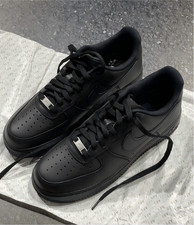 Nike Air Force 1 "Triple Black" Low Top Classic Sneakers for US Men's Size