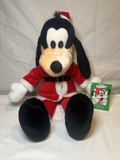 NWT Vintage Walt Disney Plush Goofy Christmas Santa Claus Outfit 18  