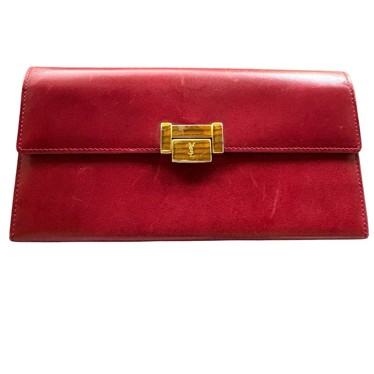 Saint Laurent Wallets for Women with Vintage Leather for sale | eBay
