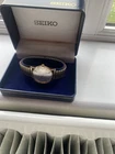 Vintage Gents Seiko sportsman diashock working but needs a service
