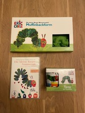 Raupe Nimmersatt, 3-teiliges Set, Tasse Neu, DVD und Silikon-Muffinbackform