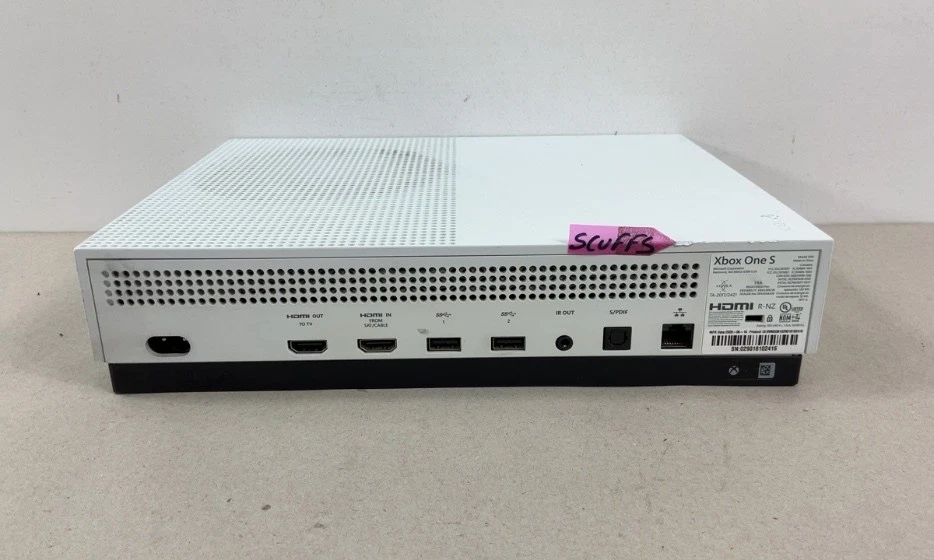 CONSOLA GAMING MICROSOFT XBOX ONE S | 1TB | 1681 | BLANCA | SIN CABLE DE ALIMENTACIÓN Foto 2 de 4