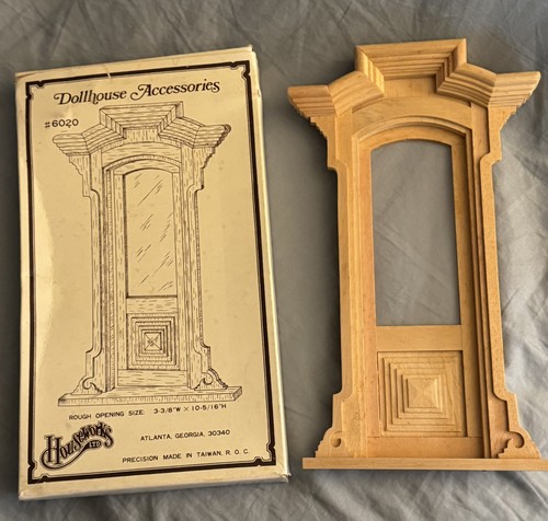 Vintage Houseworks Miniature Dollhouse Door #6020 San Francisco Old Stock 1:12