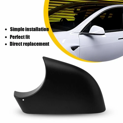 Left driver Side For Tesla Model y Door Wing Mirror Cover Lower Holder Black EAS