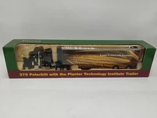 NEW SpecCast 1:64 Scale Peterbilt 379 Semi &Planter Technology Institute Trailer