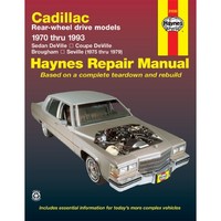 Cadillac Deville/Coupe/Sedan/Brougham/Seville 70-93 Repair Manual Haynes