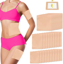 30Pcs Castor Oil Pack Wrap,Anti Oil Leak Self-Adhesive Caster Oil Packs,Organic