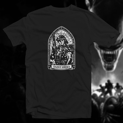 Saint Hicks COTTON T-SHIRT Aliens Marines Ripley Hicks Hudson Vasquez