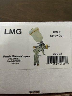 Paasche HVLP Spray Gun LMG-10 New In box Contents Unopened Sealed Instructions!