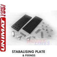 UNIMAT parts & accessories - 162470 STABILISING PLATES for Classic with fixings