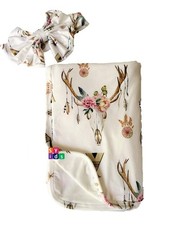 Ultra Soft Breathable Double Layer Baby Receiving Blanket, Swaddle Blanket fo...