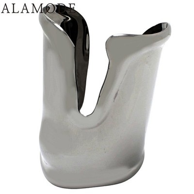Tiffany & Co Peretti Bone Cuff Large Ruthenium Bangle Bracelet 6.3in