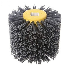 SIGNI New Abrasive Wire Drawing Wheel Drum Burnishing Polishing Brush for Woo