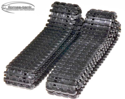 1:16 Kunststoff Plastik Ersatzketten schwarz Heng Long Taigen Panzer Tiger 1