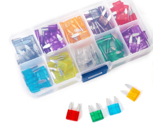 120 Piece MINI Blade Fuse Assortment Kit - 2A To 35A, For Cars, Trucks, Motorcycles, SUVs