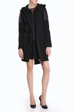 Mackage Rain Coat/anorak, Black, Small (gwyneth Paltrow & Meghan Markle)