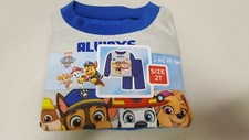 Paw Patrol Baby Toddler Boy Blue Pajama 2 Piece Set 2T Chase Marshall Rubble