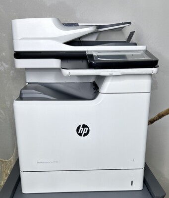 HP Color LaserJet Enterprise MFP M681dh Duplex J8A10A Low Usage & Toner set