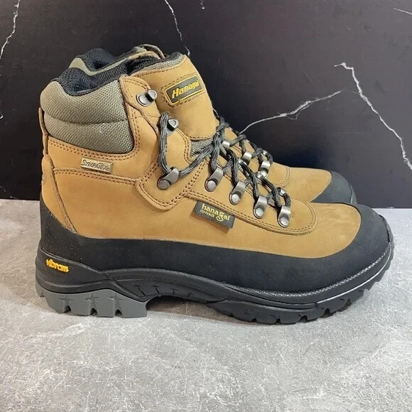 Hanagal Everest Waterproof Hiking Boot Olive Green/LightTan Size
