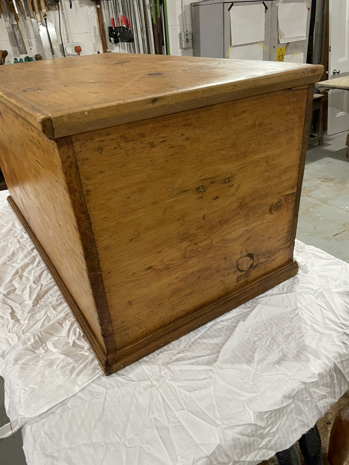 Victorian Pine Blanket Box eBay