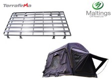 DEFENDER 90 EXPEDITION ROOF RACK AND INFLATABLE ROOF TENT TERRAFIRMA 1.8 X 1.5