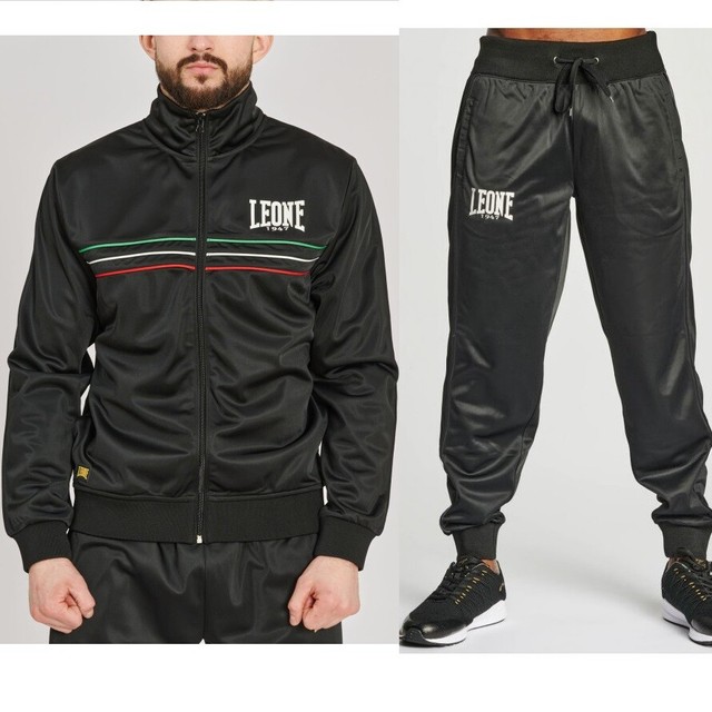 Leone 1947 Tuta Unisex Flag/Shock, Fitness - 01 (Nero)