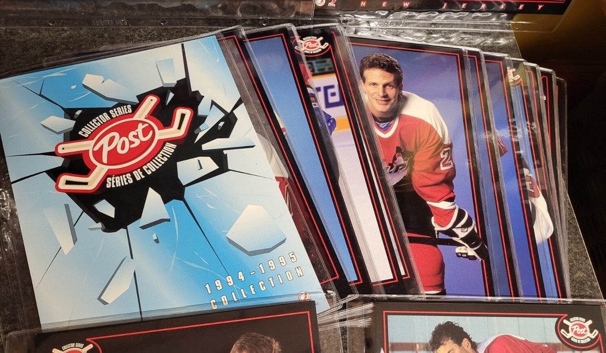 Rare 1994 95 Post Cereal Hockey NHL Complete Set Of 25 Box Backs