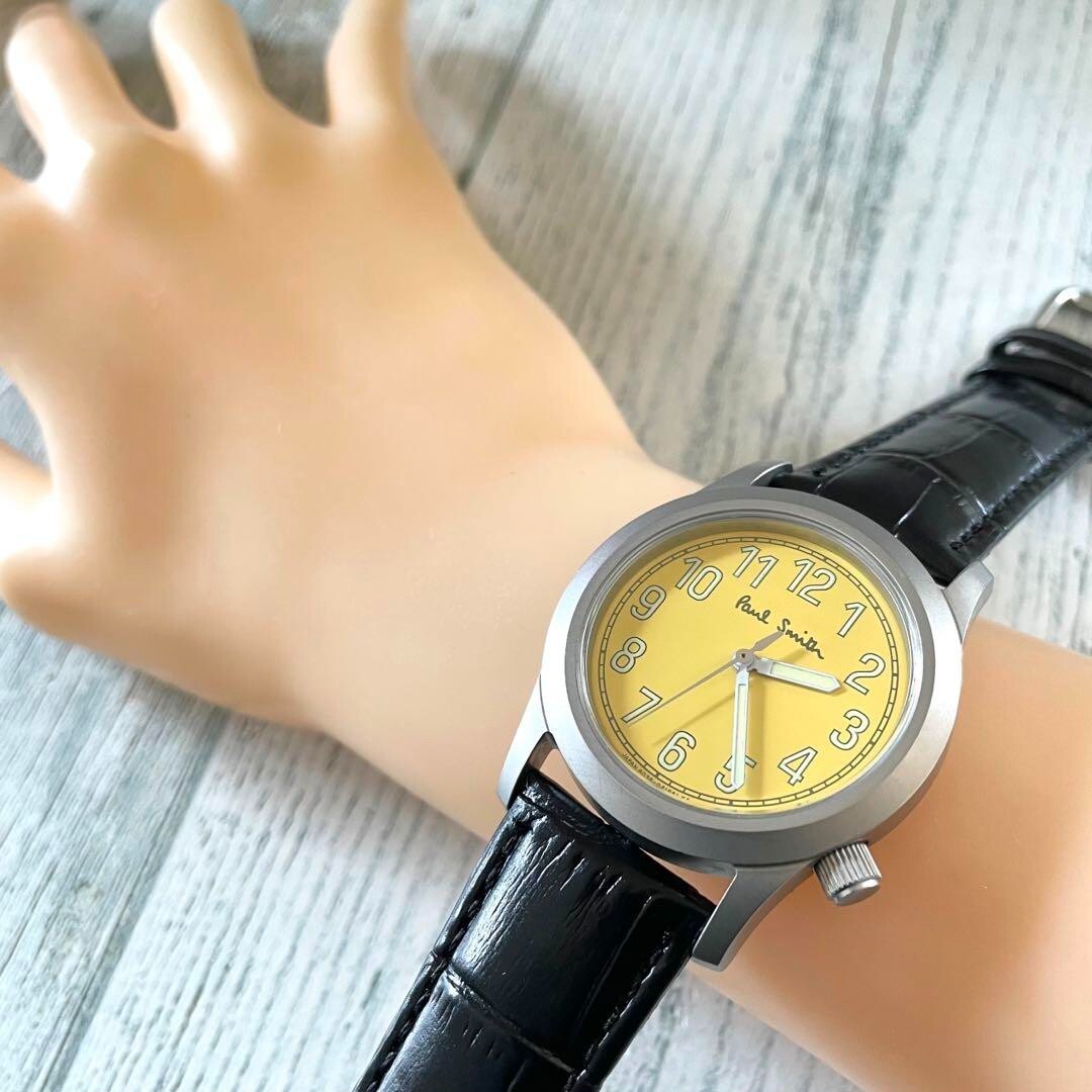 Paul Smith Watch Yellow Boys Used From Japan Check description | eBay