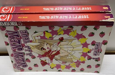 Tokyo Mew Mew A La Mode Manga Book Lot Vol. 1&2 Mia Ikumi & Reiko Ishida