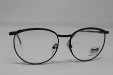 Vintage NOS Luxottica Sferoflex Mod Tia Black Metal Eyeglasses Frames Rare