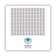 Boardwalk 2-Ply Toilet Tissue Septic Safe 4 x 3, 500 Sheets/Roll 96 Rolls/Carton