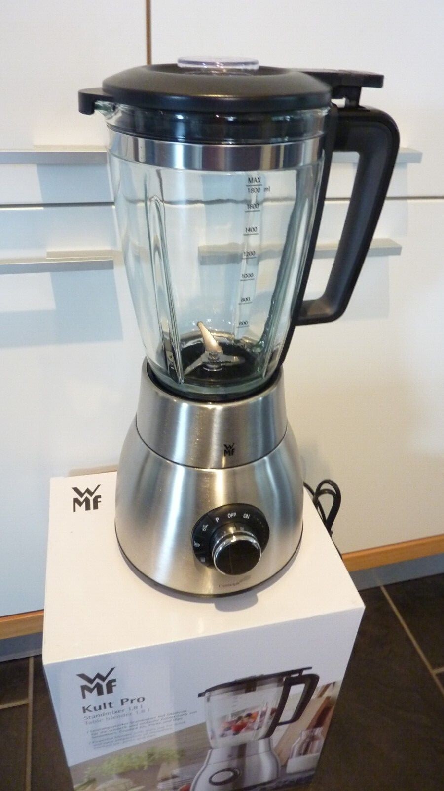 WMF Mixer Kult Pro 1400W 1,8 Liter Glaskrug Standmixer 04.1651.0011