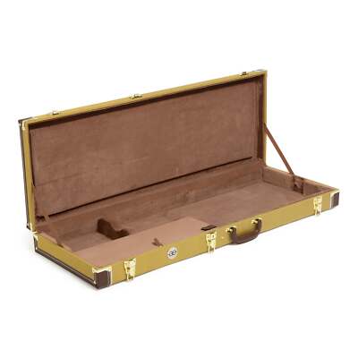 AE Guitars Hardshell Case Tweed with Brown Sides for Jaguar / Jazzmaster