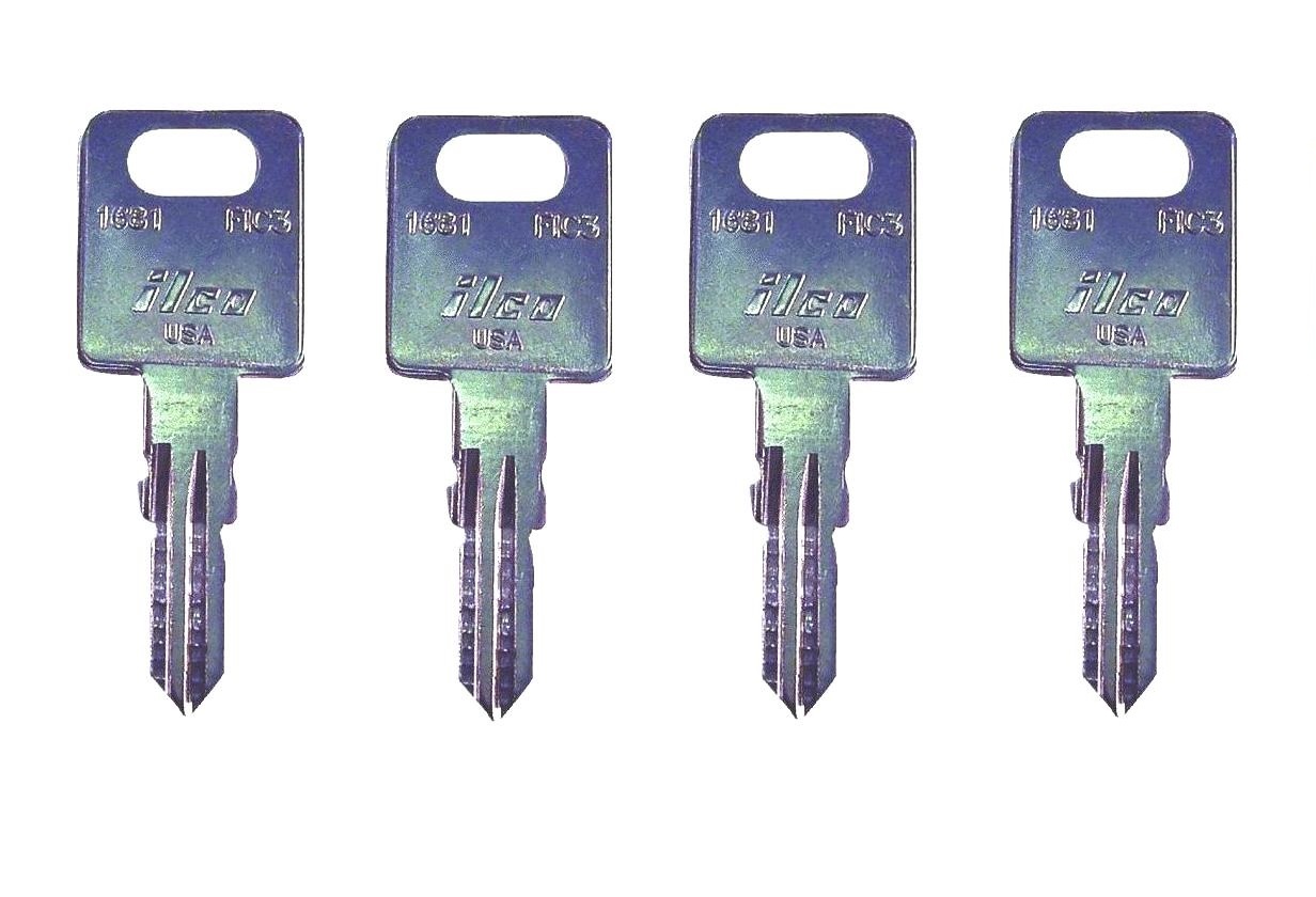 (4) Global Link FIC RV Motorhome Travel Trailer Keys Cut to Your Code