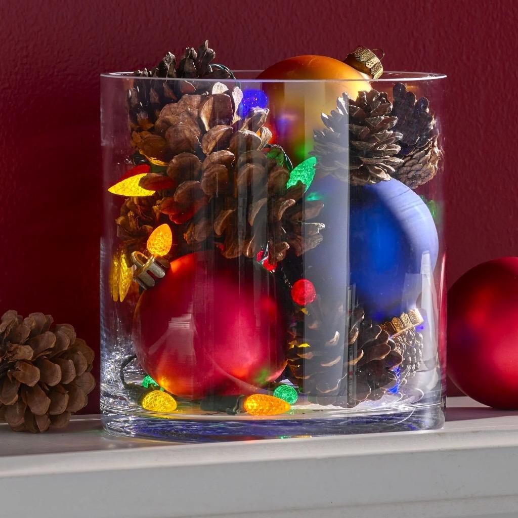 2x Everstar Battery Operated 20 ct LED Diamond Cut C3 Light String TIMER FEATURE