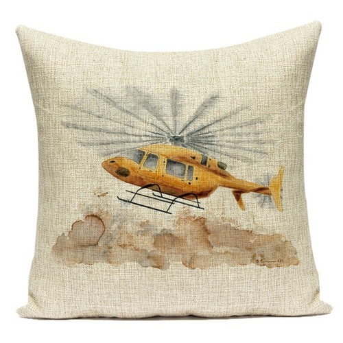 Animal Elephant Hot Air Balloon Cushion Cover Engineering Vehicle Pillow Case - Picture 36 of 56