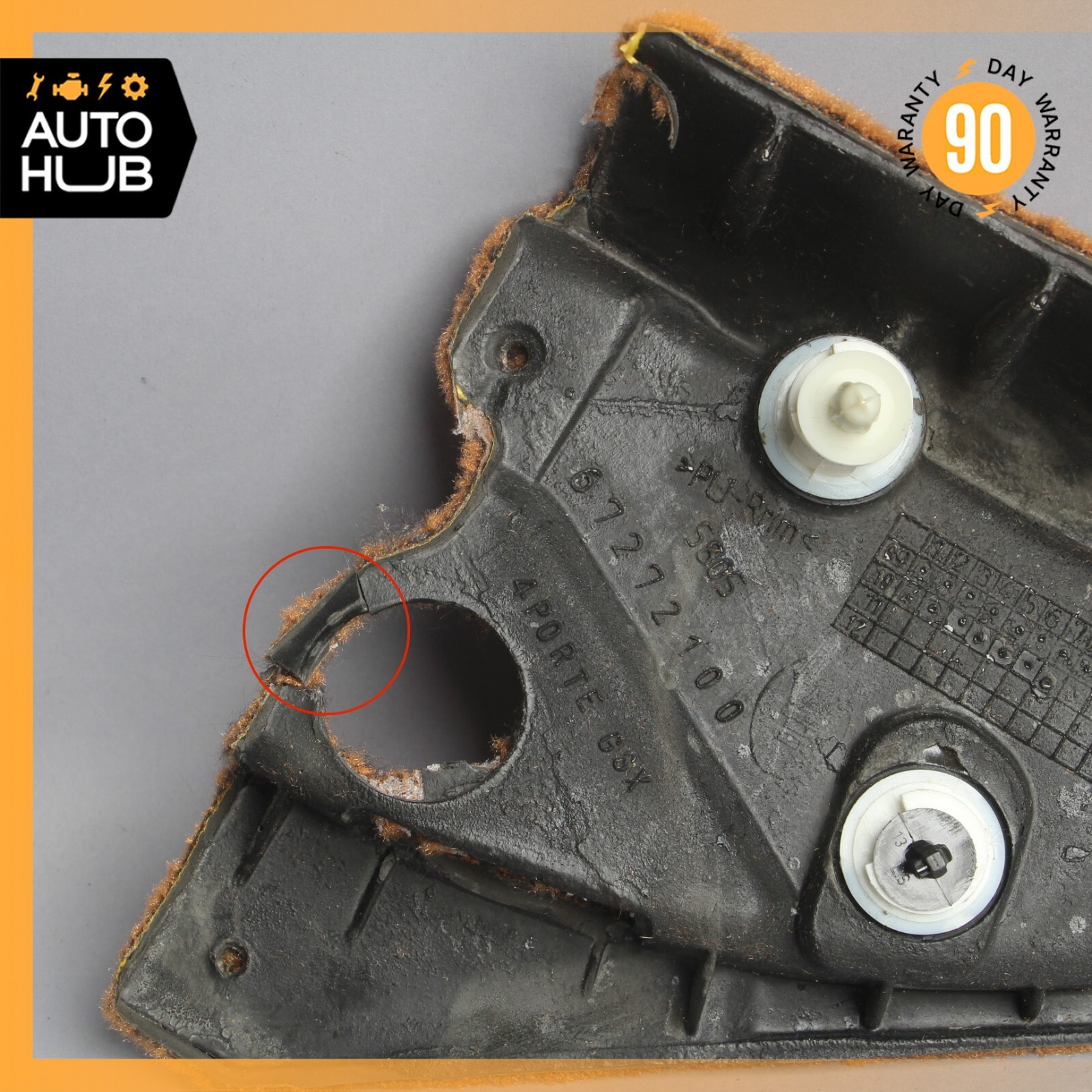 03-13 Maserati Quattroporte S Left Driver Knee Panel Under Dashboard Dash OEM
