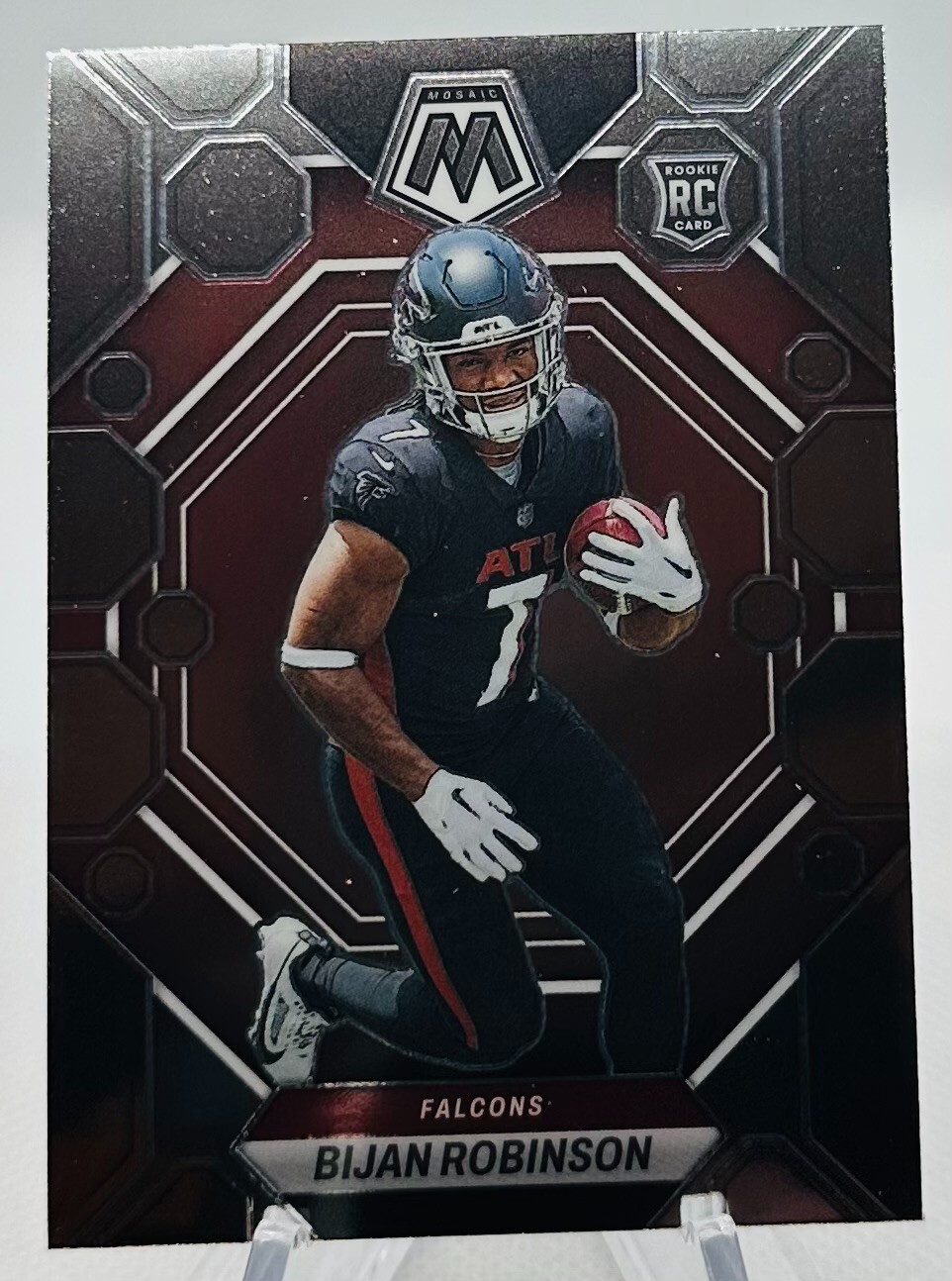 2023 Panini Mosaic Base Rookie Bijan Robinson Atlanta Falcons Rc #284
